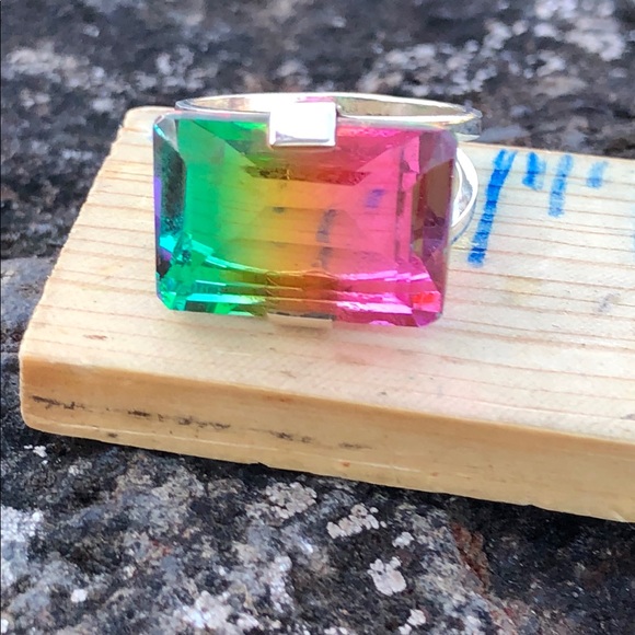 SOLD Watermelon Tourmaline Ring - Picture 4 of 8